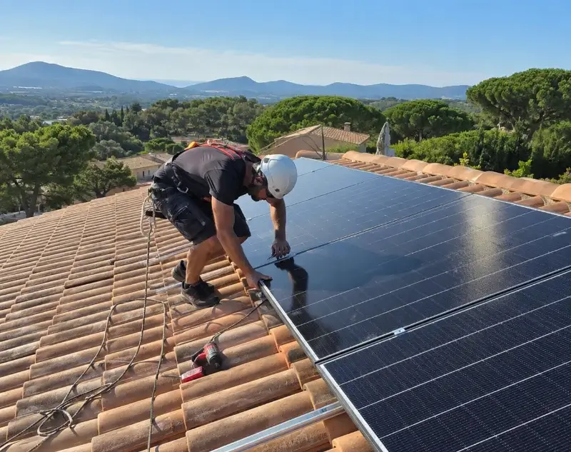 Installateur panneaux solaires Larbey — pose photovoltaïque sur toiture
