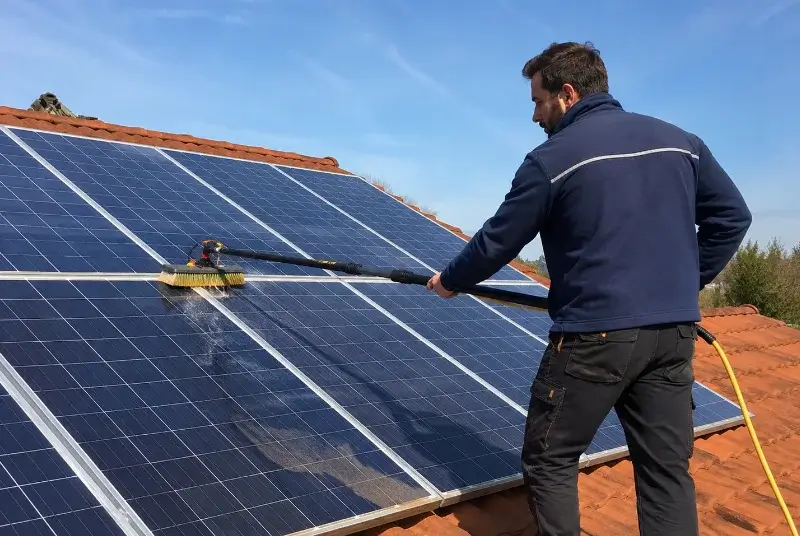 Nettoyage et entretien de panneaux solaires à Larbey